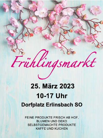 Frühlings-Markt 25.3.2023